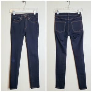 Veronica Beard Kate 10" Skinny Jeans Indigo Wash Size 24